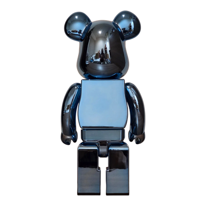 Bearbrick Hajime Sorayama Medicom Toy 30th Anniversary Model Blue 400% Rückseite