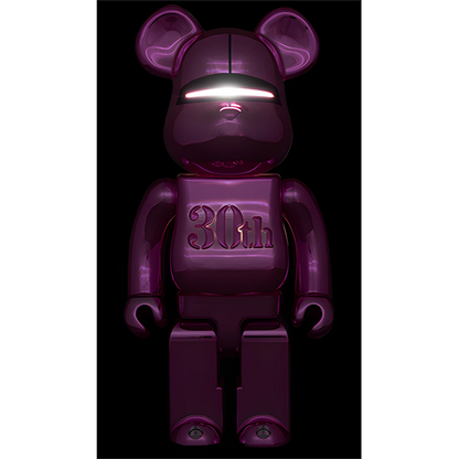 Bearbrick Hajime Sorayama Medicom Toy 30th Anniversary Model Pink 400% Herstellerbild 3