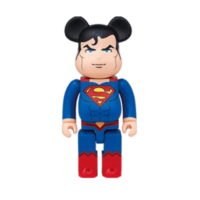 Bearbrick Happy Kuji "DC" SP: Superman 400% Herstellerbild