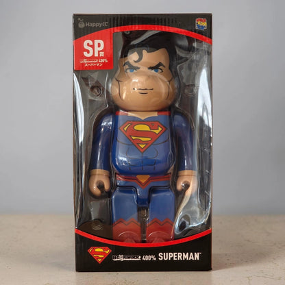 Bearbrick Happy Kuji "DC" SP: Superman 400% Verpackung Vorderseite