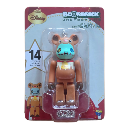 Bearbrick Happy Kuji 'Disney Special Ornament' (2011) - 14 Scramble Reindeer Version 100% in der Verpackung