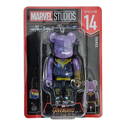 Bearbrick Happy Kuji "MARVEL Studios" - 14 Thanos 100% in der Verpackung