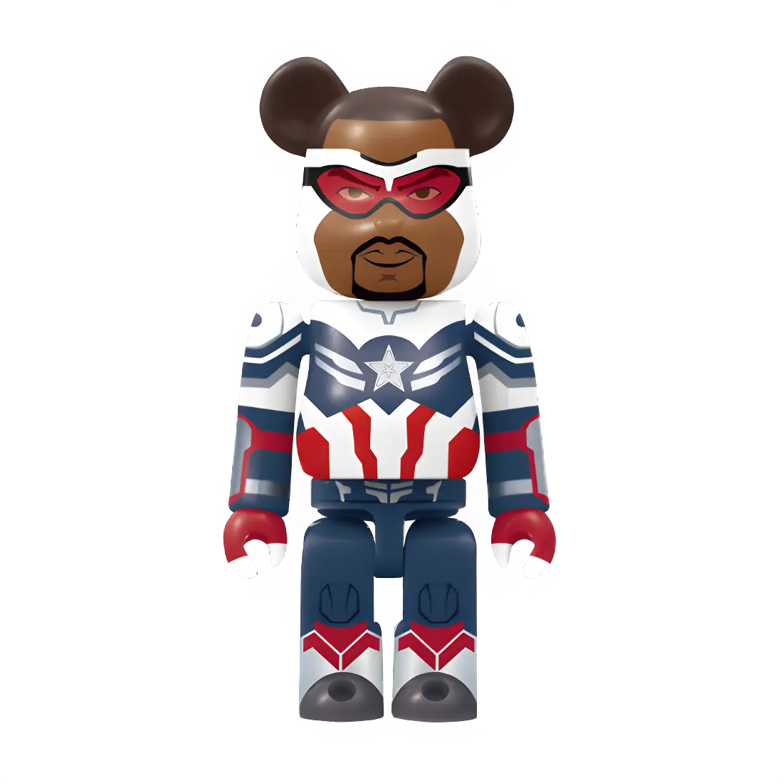 Bearbrick Happy Kuji "MARVEL Studios" - 17 Captain America (Sam Wilson) 100% Herstellerbild