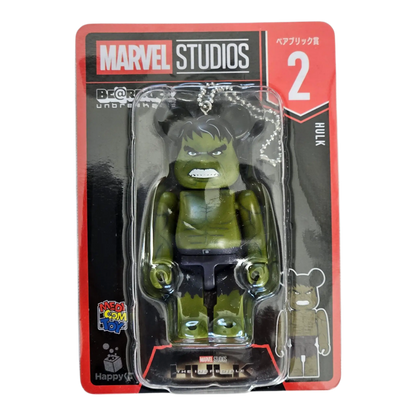 Bearbrick Happy Kuji MARVEL Studios 2 Hulk 100% in der Verpackung