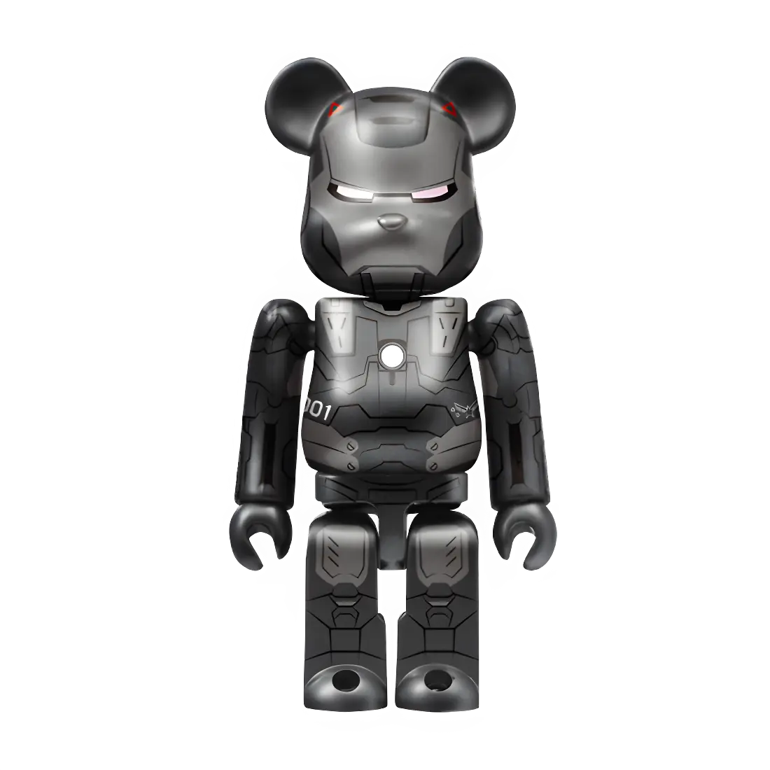 Bearbrick Happy Kuji "MARVEL Studios" - 3 War Machine 100% Herstellerbild