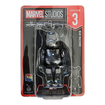 Bearbrick Happy Kuji "MARVEL Studios" - 3 War Machine 100% in der Verpackung