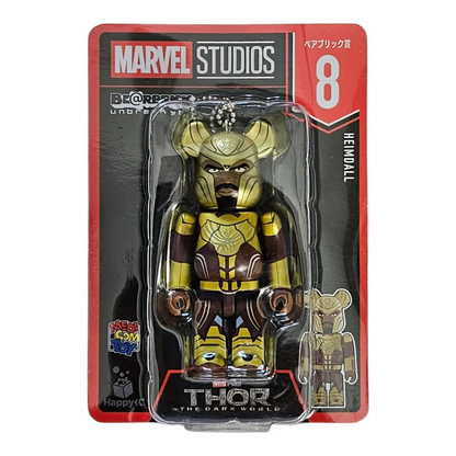 Bearbrick Happy Kuji "MARVEL Studios" - 8 Heimdall 100% in der Verpackung