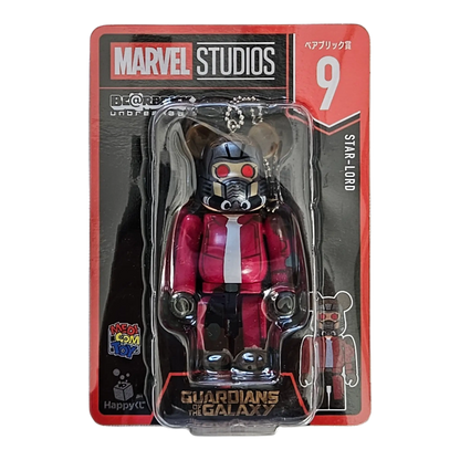 Bearbrick Happy Kuji "MARVEL Studios" - 9 Star-Lord 100% in der Verpackung
