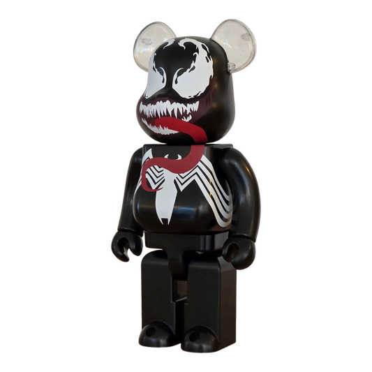Bearbrick Happy Kuji "Spider-Man" (2022) – L@ST Venom 400% schräg