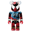 Bearbrick Happy Kuji "Spider-Man: Spider-Verse" 10: Scarlet Spider [Type-A] 100% Herstellerbild