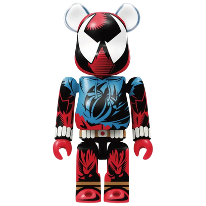 Bearbrick Happy Kuji "Spider-Man: Spider-Verse" 10: Scarlet Spider [Type-A] 100% Herstellerbild