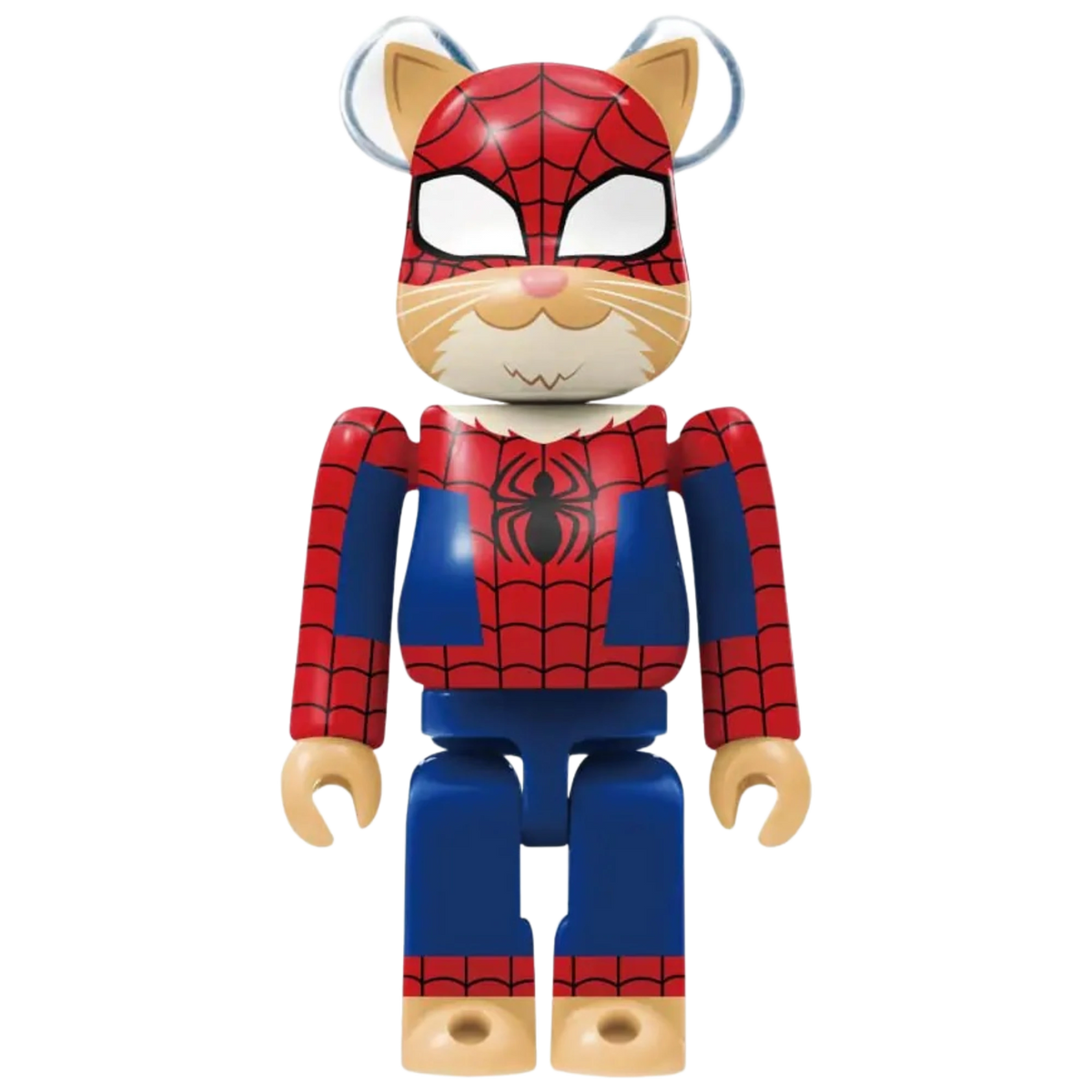 Bearbrick Happy Kuji "Spider-Man: Spider-Verse" 11: Spider-Cat 100% Herstellerbild