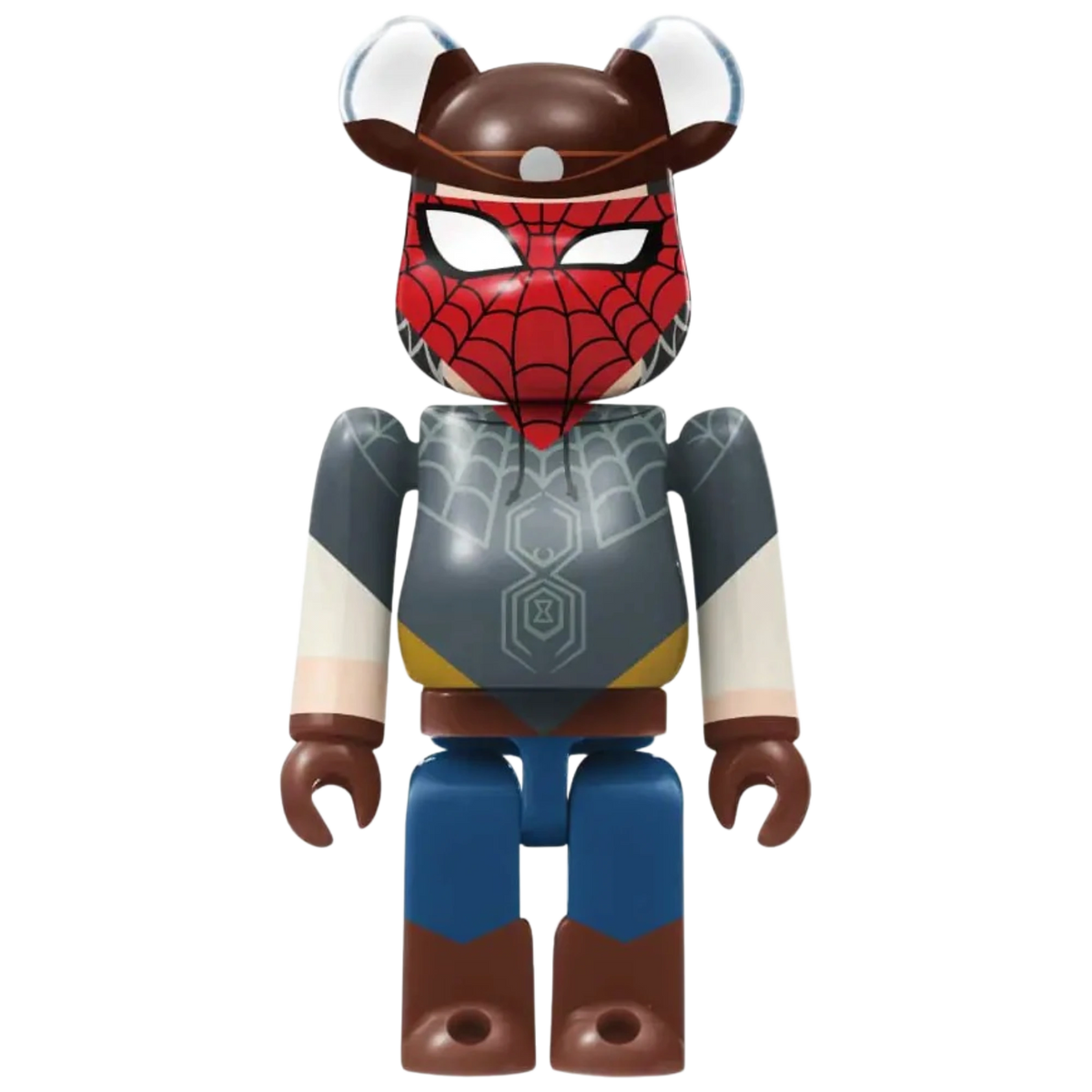 Bearbrick Happy Kuji "Spider-Man: Spider-Verse" 12: Web-Slinger 100% Herstellerbild