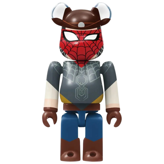 Bearbrick Happy Kuji "Spider-Man: Spider-Verse" 12: Web-Slinger 100% Herstellerbild