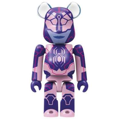 Bearbrick Happy Kuji "Spider-Man: Spider-Verse" 14: Spider-Byte 100% Herstellerbild