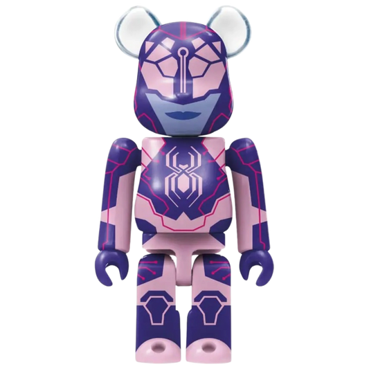 Bearbrick Happy Kuji "Spider-Man: Spider-Verse" 14: Spider-Byte 100% Herstellerbild