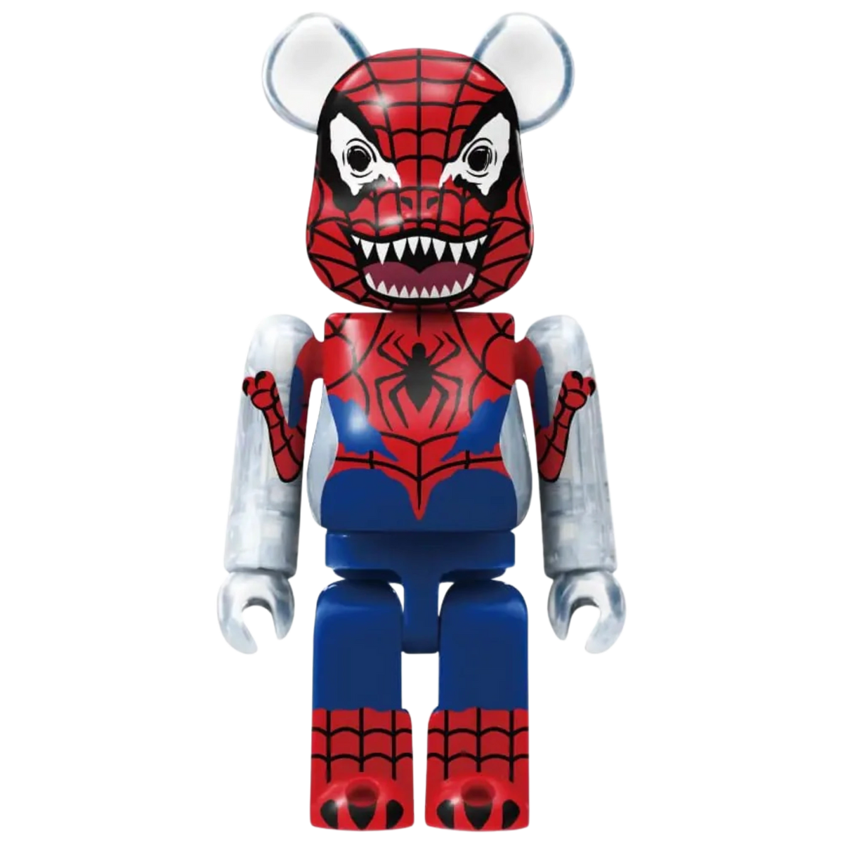 Bearbrick Happy Kuji "Spider-Man: Spider-Verse" 15: Spider-Rex 100% Herstellerbild