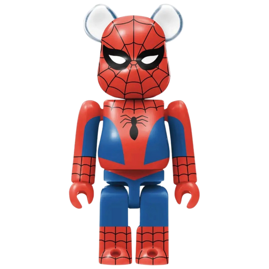 Bearbrick Happy Kuji "Spider-Man: Spider-Verse" 17: Spider-Man '67 100% Herstellerbild