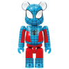 Bearbrick Happy Kuji "Spider-Man: Spider-Verse" 18: Web-Man 100% Herstellerbild