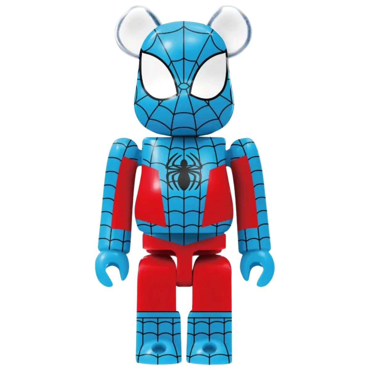 Bearbrick Happy Kuji "Spider-Man: Spider-Verse" 18: Web-Man 100% Herstellerbild