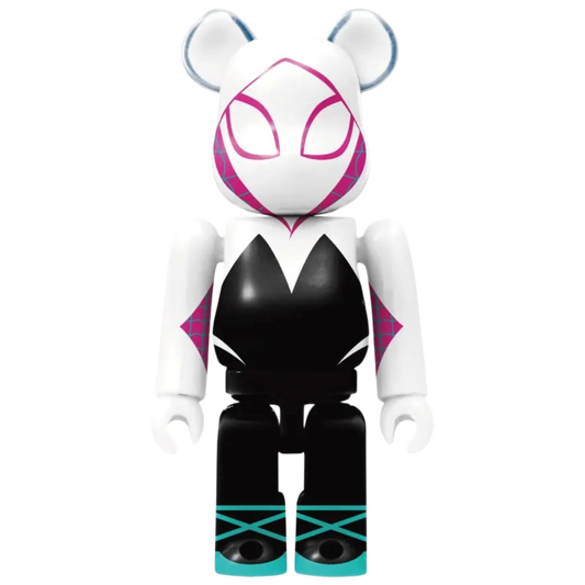 Bearbrick Happy Kuji "Spider-Man: Spider-Verse" 2: Spider-Gwen [Type-B] 100% Herstellerbild