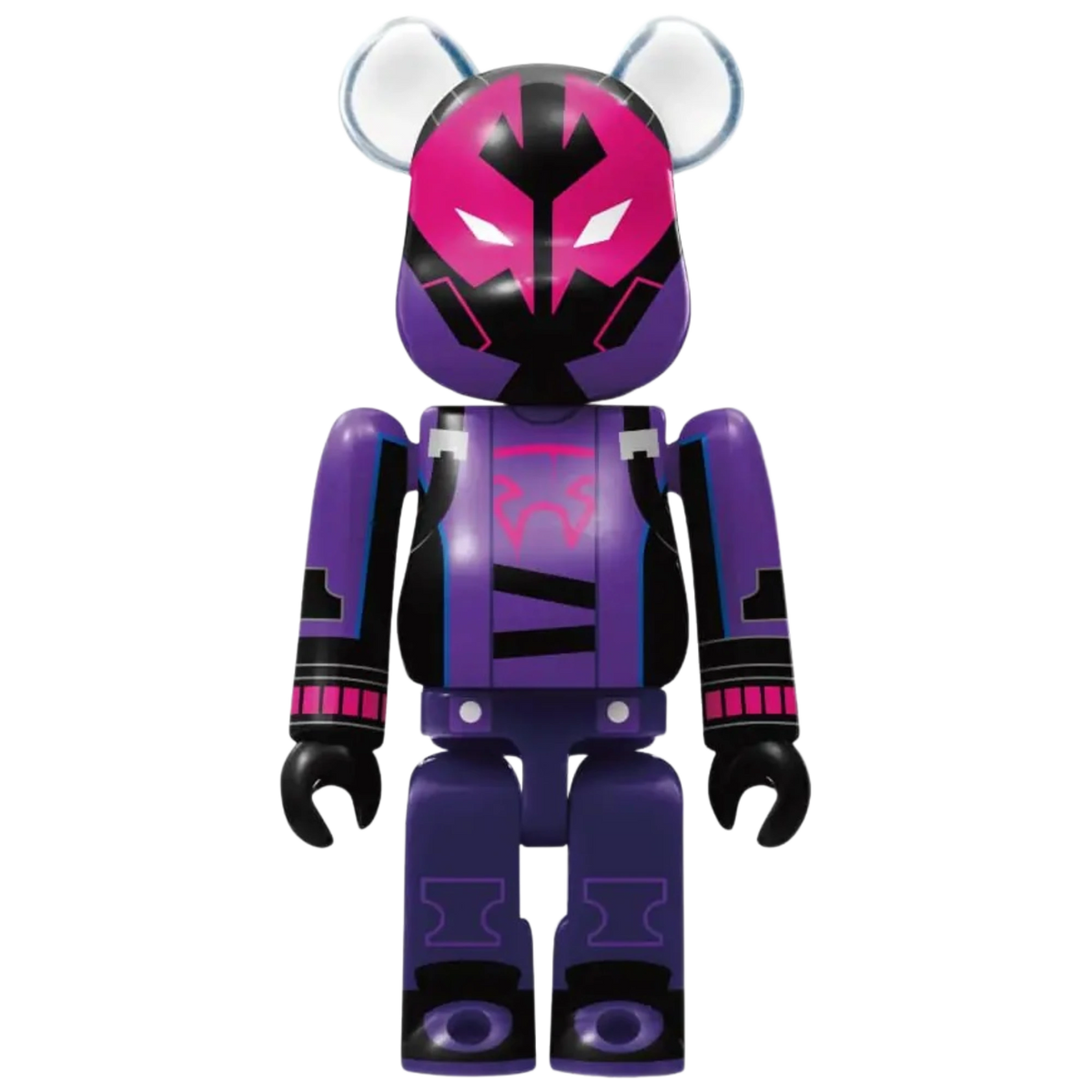 Bearbrick Happy Kuji "Spider-Man: Spider-Verse" 25: Prowler Miles G. Morales 100% Herstellerbild