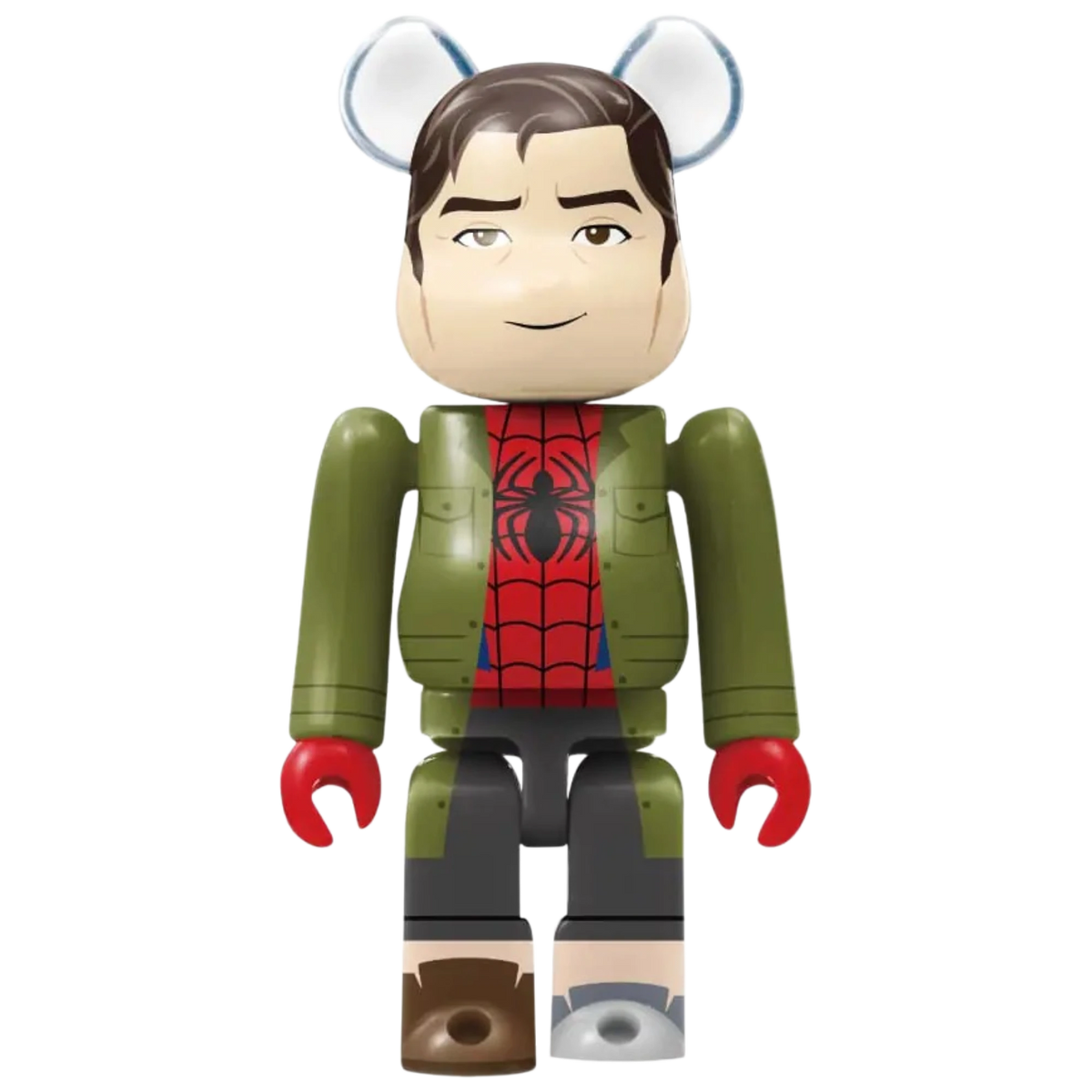 Bearbrick Happy Kuji "Spider-Man: Spider-Verse" 3: Peter B. Parker [Type-B] 100% Herstellerbild