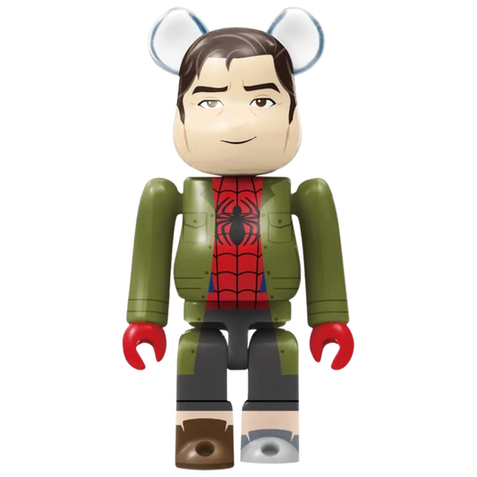 Bearbrick Happy Kuji "Spider-Man: Spider-Verse" 3: Peter B. Parker [Type-B] 100% Herstellerbild