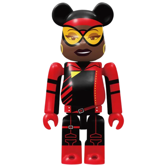 Bearbrick Happy Kuji "Spider-Man: Spider-Verse" 7: Spider-Woman 100% Herstellerbild