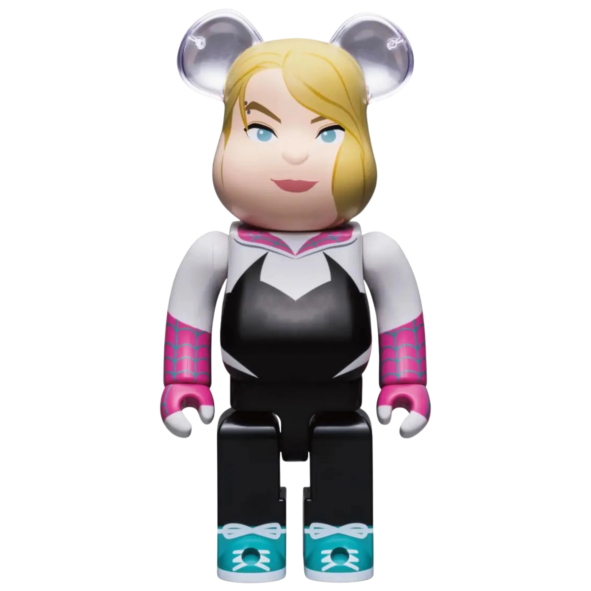 Bearbrick Happy Kuji "Spider-Man: Spider-Verse" L@ST: Spider-Gwen [Type-A] 400% Herstellerbild