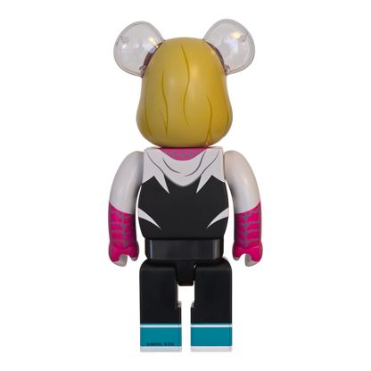Bearbrick Happy Kuji "Spider-Man: Spider-Verse" L@ST: Spider-Gwen [Type-A] 400% Rückseite