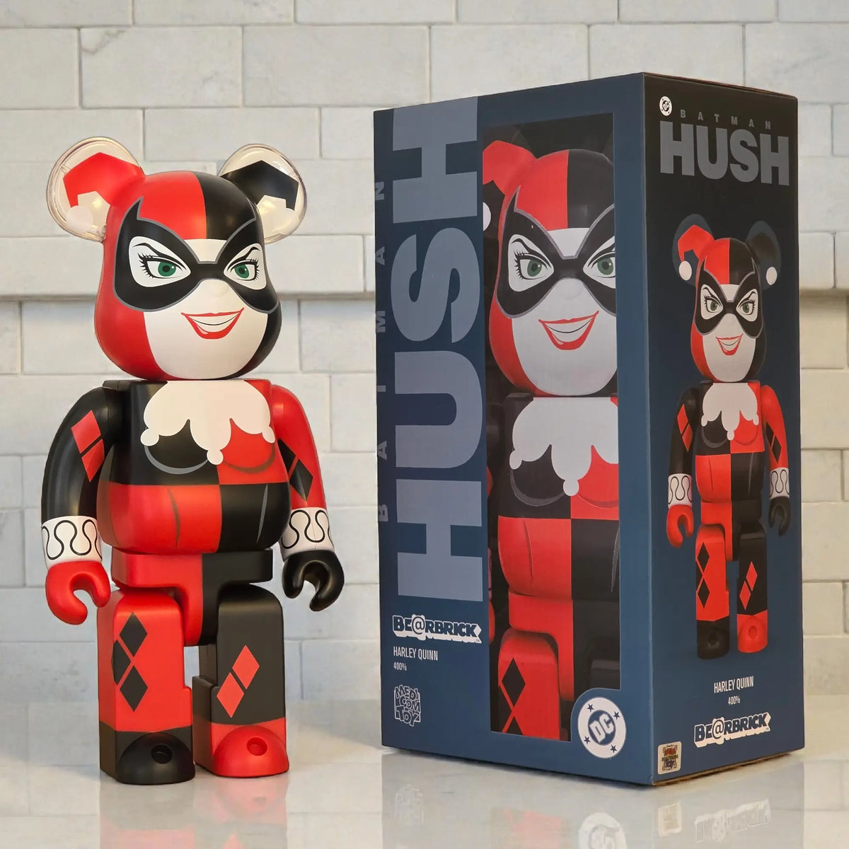 Bearbrick Harley Quinn [Batman: Hush Version] 400% mit Verpackung