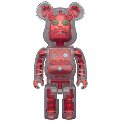 Bearbrick H×S (Hirota Saigansho) Metallic Red 400% Herstellerbild 1