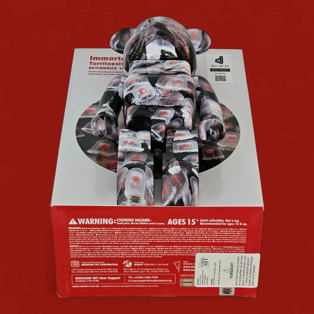 Bearbrick Immortal Jellyfish Turritopsis sp. 2 100%+400% Echtheitsmerkmale