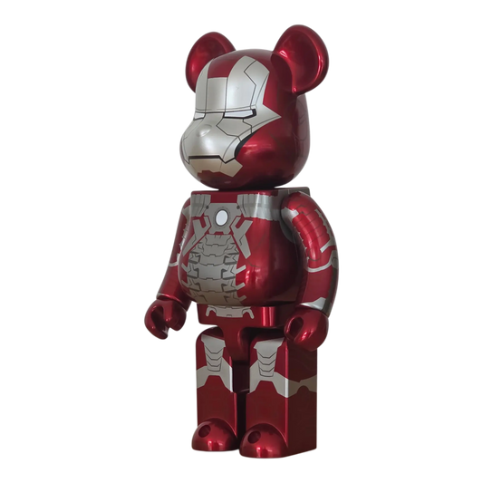 Bearbrick Iron Man – L@ST Iron Man Mark 5 400% schräg