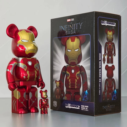 Bearbrick Iron Man Mark 45 [The Infinity Saga] 100%+400% mit Verpackung