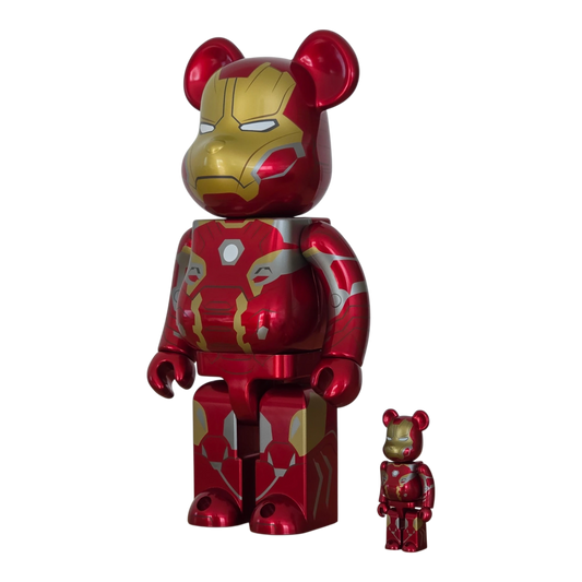 Bearbrick Iron Man Mark 45 [The Infinity Saga] 100%+400% schräg