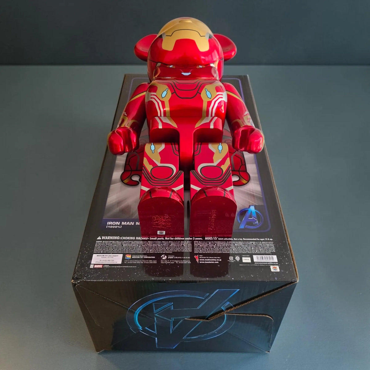 Bearbrick Iron Man Mark 50 1000% Echtheitsmerkmale