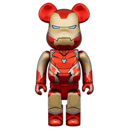 Bearbrick Iron Man Mark 85 Chrome Version 100%+400% Herstellerbild 3