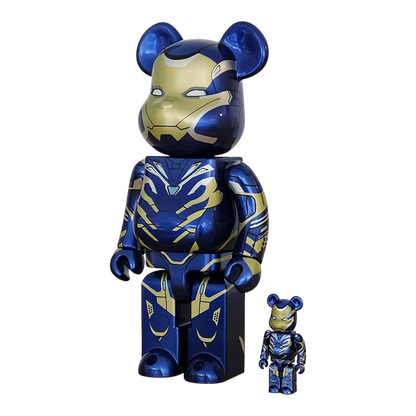 Bearbrick Iron Man Rescue Suit [Avengers: Endgame] 100%+400% schräg