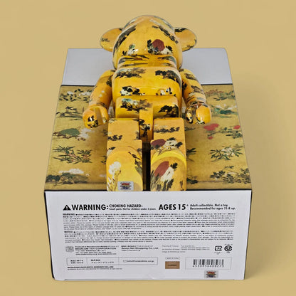 Bearbrick Ito Jakuchu Hundred Flowers Fusuma Kotohira-gu Shrine 100%+400% Echtheitsmerkmale