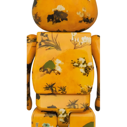 Bearbrick Ito Jakuchu Hundred Flowers Fusuma Kotohira-gu Shrine 100%+400% Herstellerbild 4