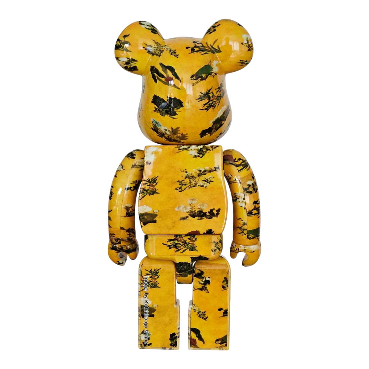 Bearbrick Ito Jakuchu Hundred Flowers Fusuma Kotohira-gu Shrine 100%+400% Rückseite