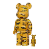 Bearbrick Ito Jakuchu Hundred Flowers Fusuma Kotohira-gu Shrine 100%+400% schräg