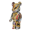 Bearbrick Jean-Michel Basquiat #1 1000% schräg