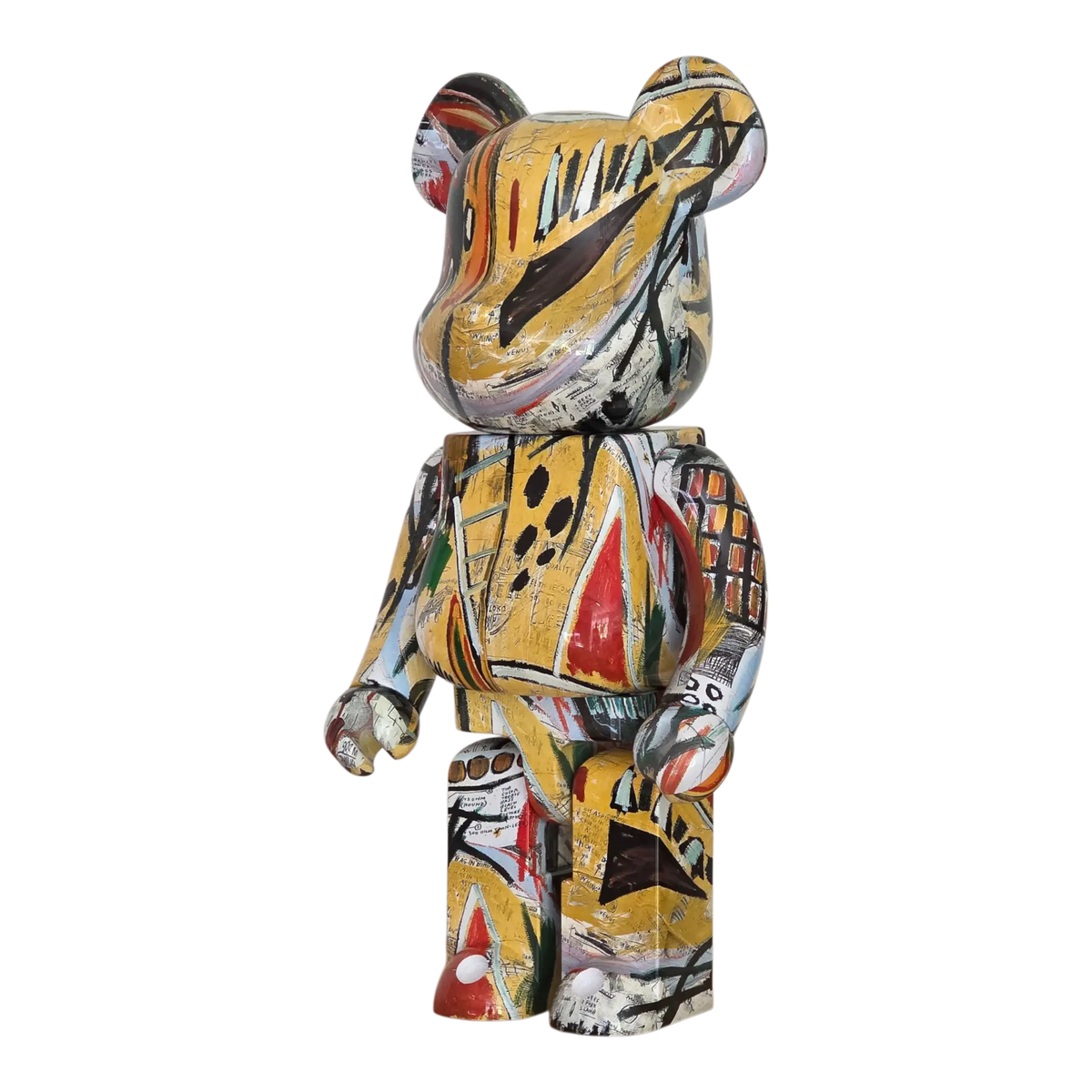 Bearbrick Jean-Michel Basquiat #1 1000% schräg