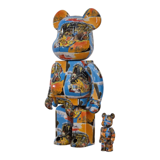Bearbrick Jean-Michel Basquiat #10 100%+400% schräg