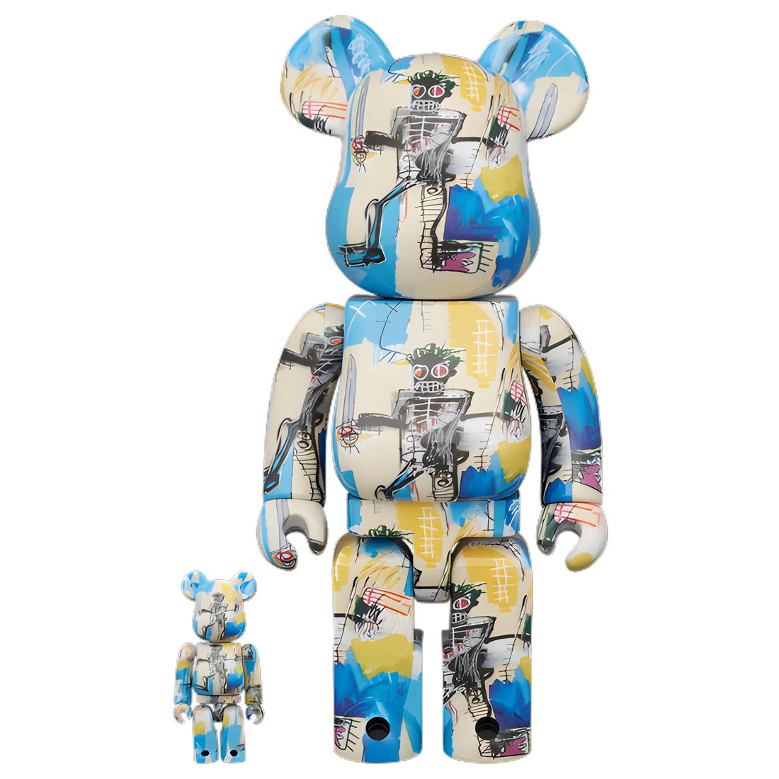 Bearbrick Jean-Michel Basquiat 12th Version 100%+400% Herstellerbild 1