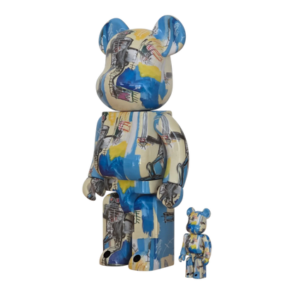 Bearbrick Jean-Michel Basquiat 12th Version 100%+400% schräg
