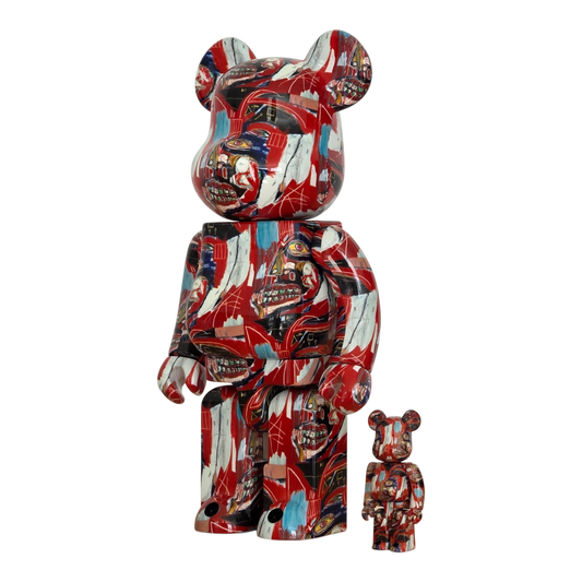 Bearbrick Jean-Michel Basquiat 13th Version 100%+400% schräg